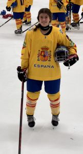 Claudia Castellanos - Selección Española Hockey Hielo Femenino U18