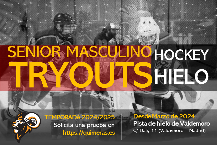 Tryouts Hockey Hielo Temporada 24/25 - Quimeras