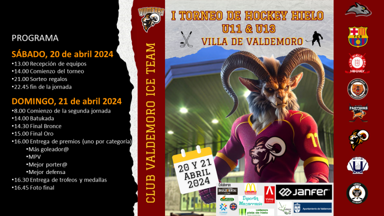 I Torneo Hockey Hielo U11/U13 Ciudad de Valdemoro